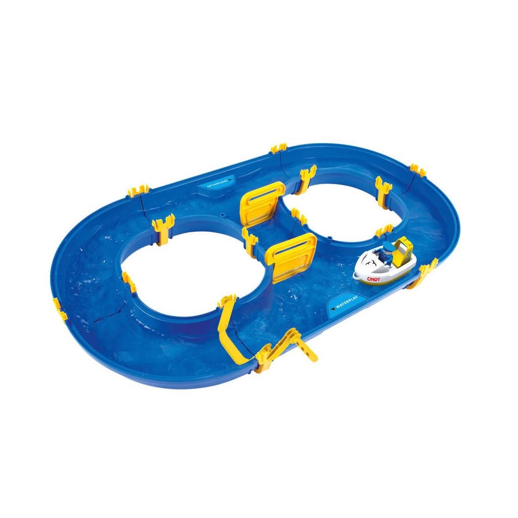 Big Waterplay Waterbaan Rotterdam Met Bootje &Amp; Figuur 90X50X9 Cm