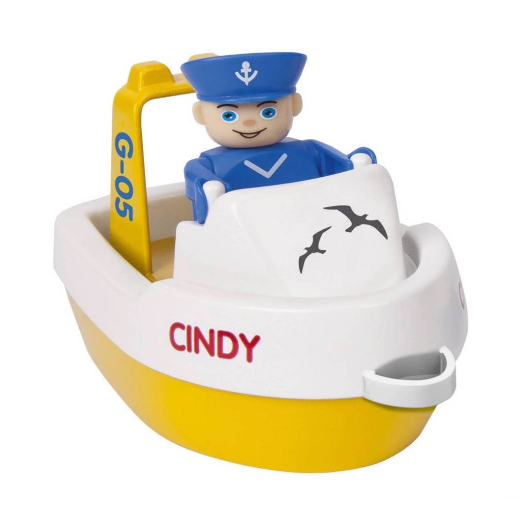 Big Waterplay Waterbaan Rotterdam Met Bootje &Amp; Figuur 90X50X9 Cm