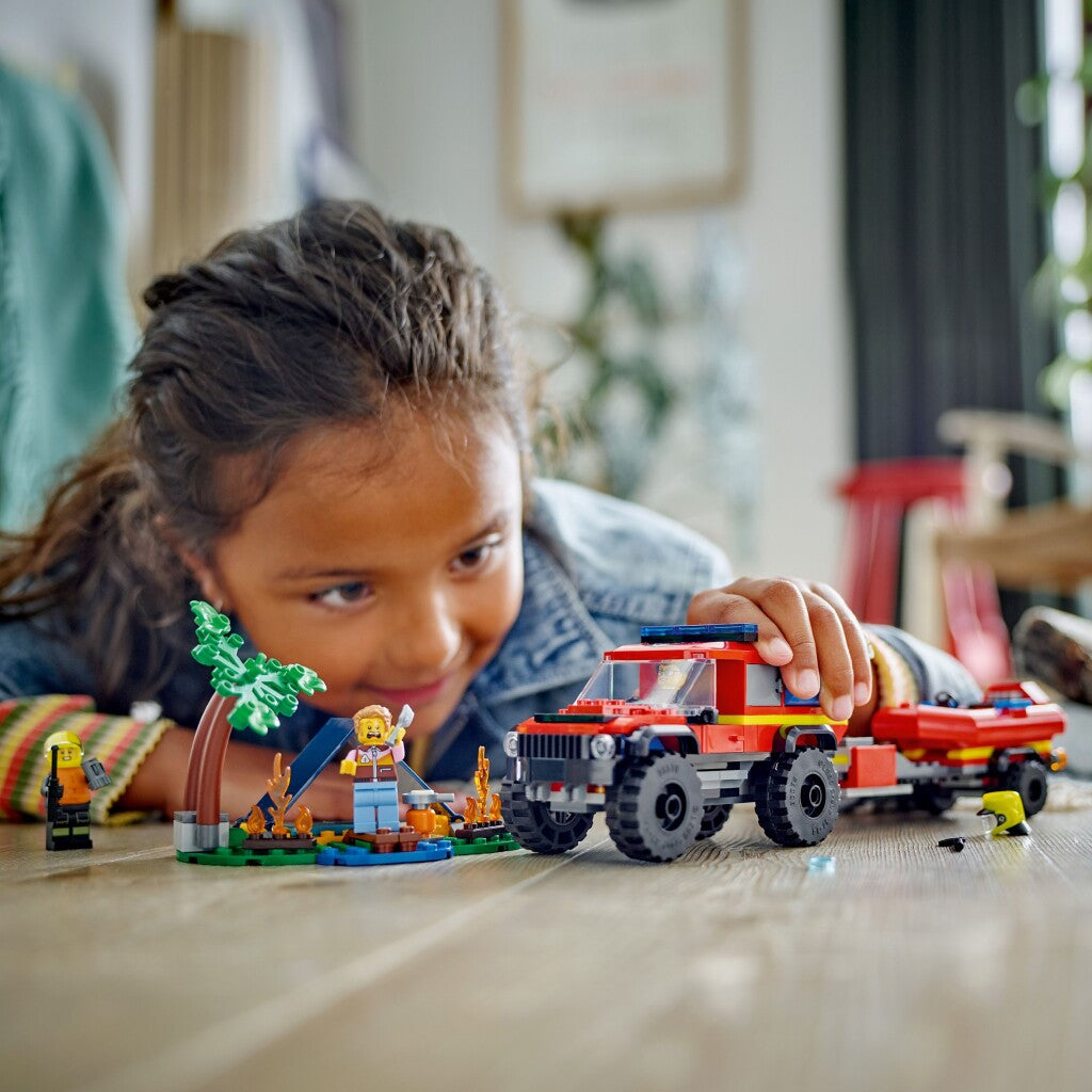 Lego City 60412 Brandweerauto Met Reddingsboot