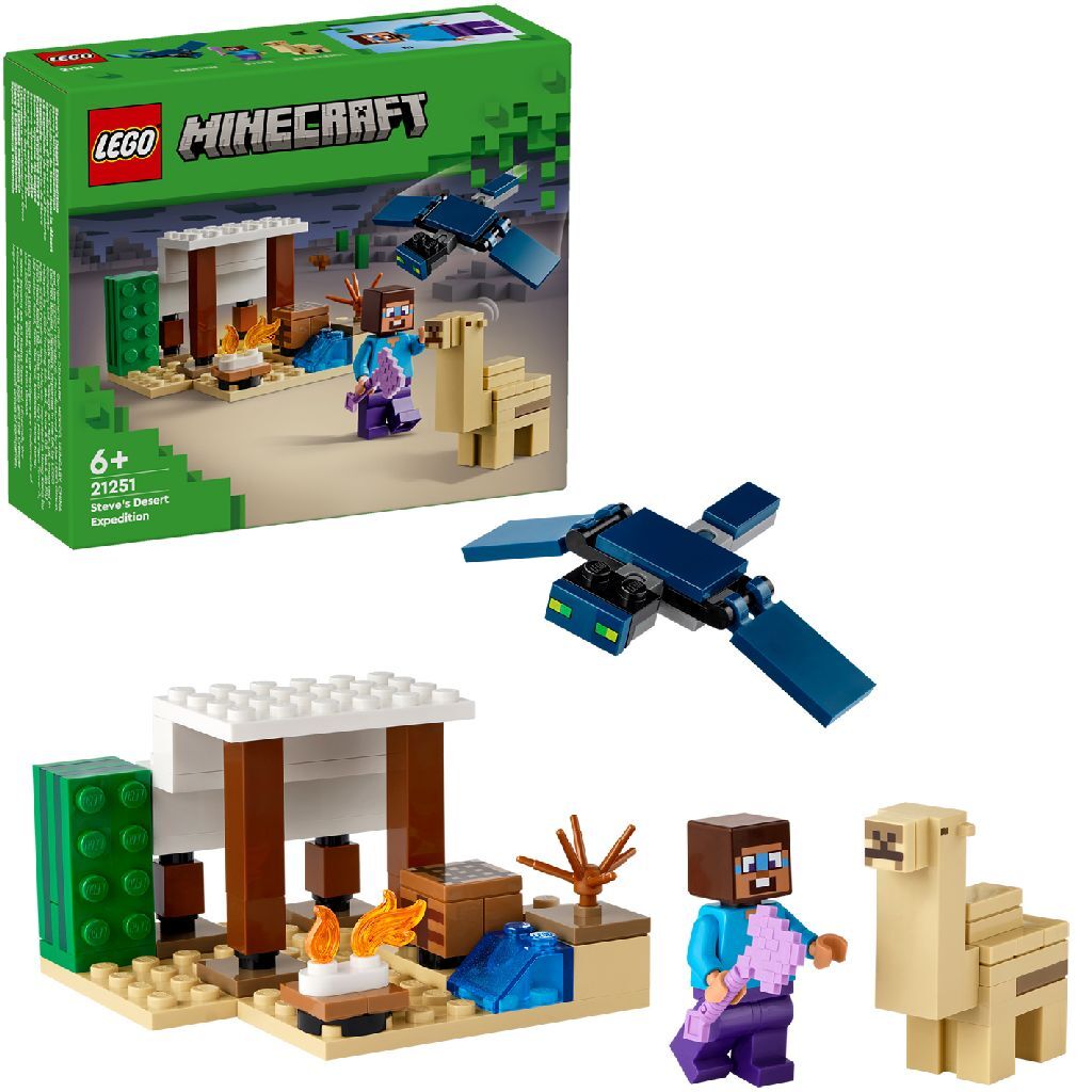Lego Minecraft 21251 Steve&amp;#039;S Desert Expedition