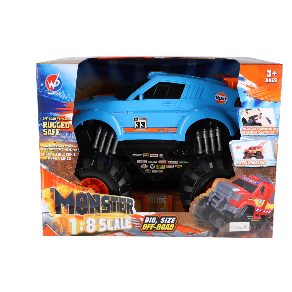 Overige Merken Mega Monstertruck 1:8 Blauw