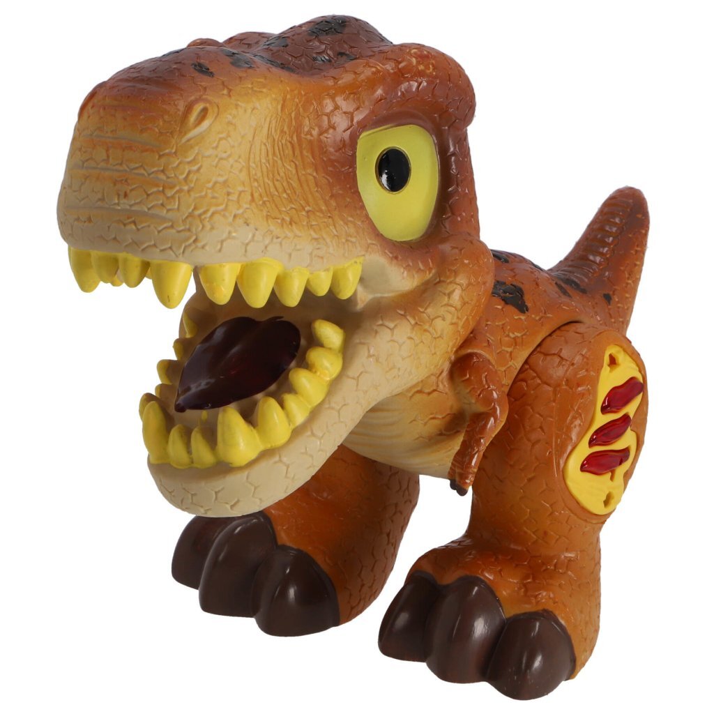 Dinobase Dino + Licht En Geluid Bruin