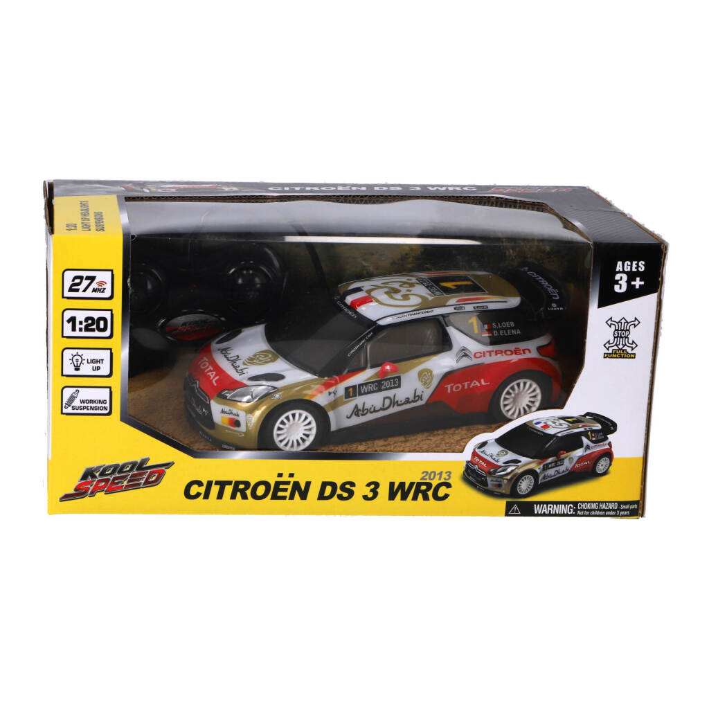 Kool Speed Rc Citro&amp;Euml;N Ds 3 Wrc 1:20 + Licht