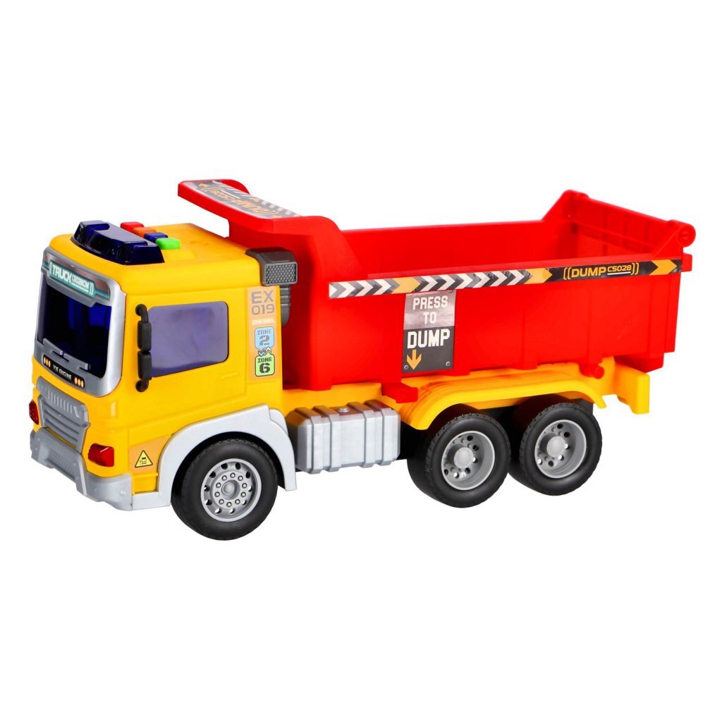 Overige Merken Constructie Truck 30 Cm + Licht En Geluid