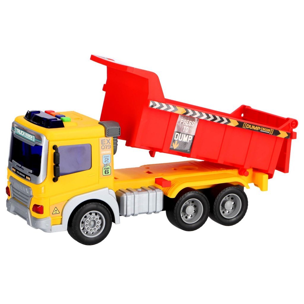 Overige Merken Constructie Truck 30 Cm + Licht En Geluid