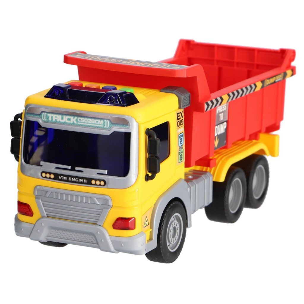 Overige Merken Constructie Truck 30 Cm + Licht En Geluid