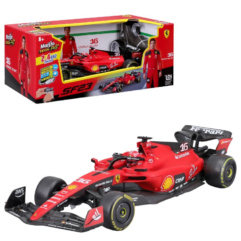 Overige Merken Maisto Tech Rc Ferrari Leclerc Sf23 1:24