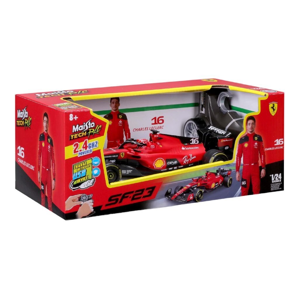 Overige Merken Maisto Tech Rc Ferrari Leclerc Sf23 1:24